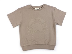 Lil Atelier mocha meringue loose sweatshirt